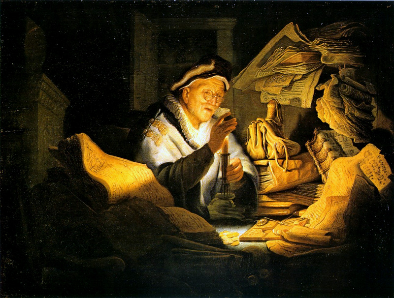 "Parable of the Rich Man", 1627 Rembrandt Harmenszoon van Rijn, 1606-1669