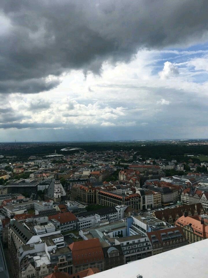 Looking out over Leipzig