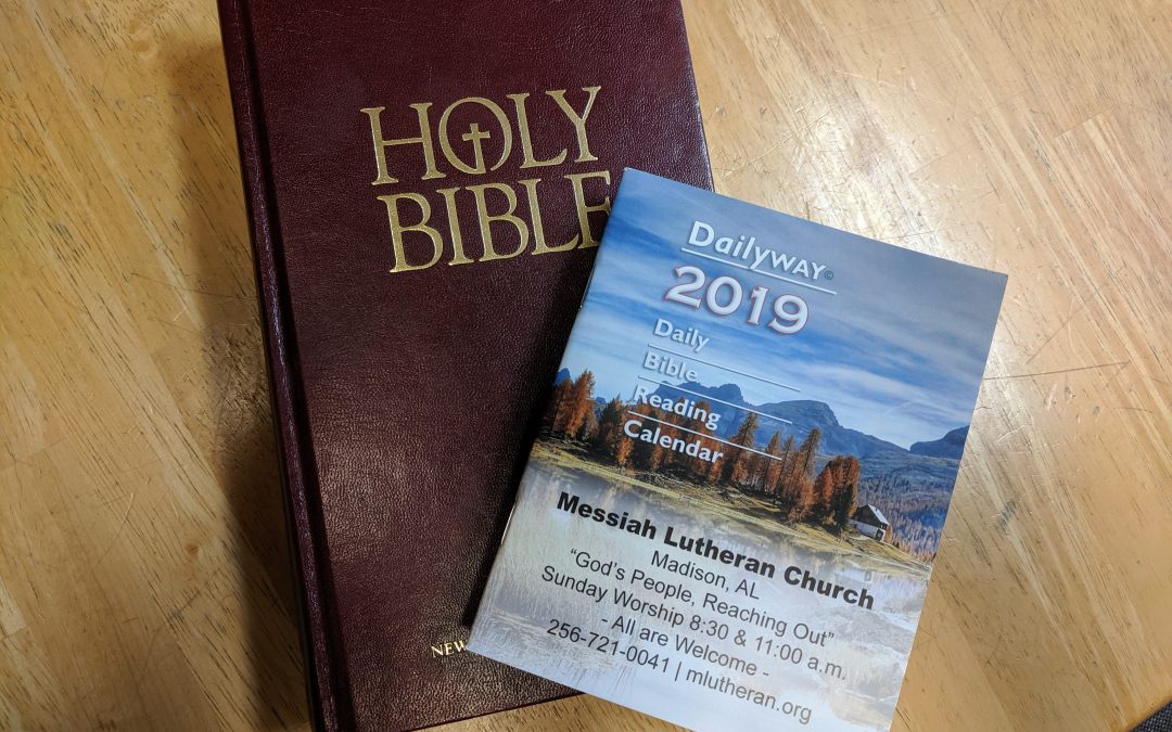 Bible Calender and Bible