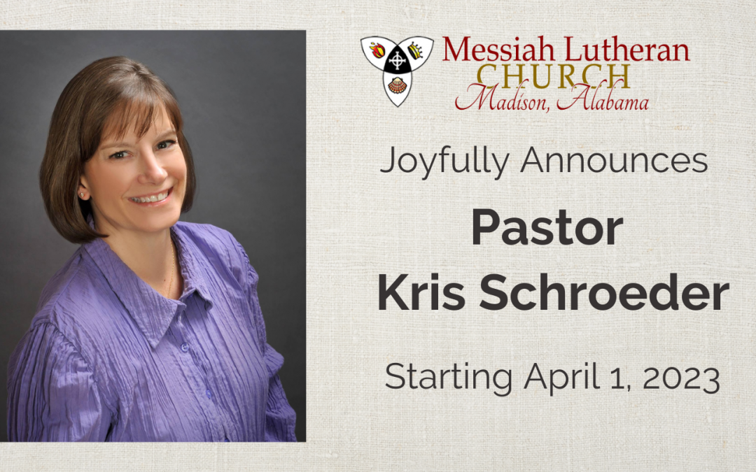 Rev. Kristine Schroeder Called as MLC’s Next Pastor