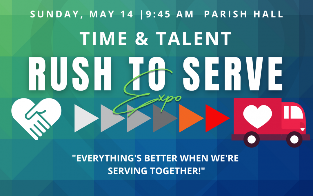 Rush To Serve – Putting Discipleship into Action